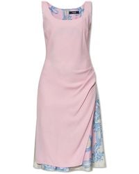 Versace - Kleid Mit Medusa-Cameo-Print - Lyst