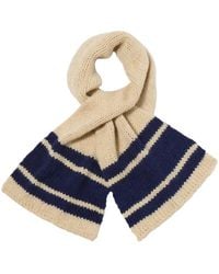 Universal Works - Chunky Knit Stripe Lenny Scarf - Lyst