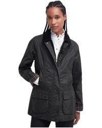 Barbour - Jassen ,Groen ,Katoen Beadnell Wax Jacket - Lyst