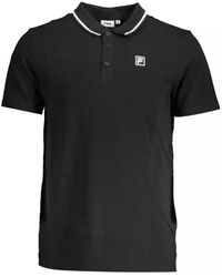 Fila - Es Polo-Shirt mit kurzen Ärmeln und Logo - Lyst