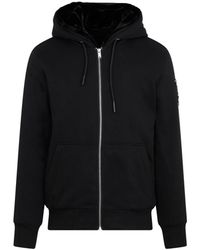 Moose Knuckles - Schwarzer Klassischer Hase Hoodie Sweatshirt - Lyst