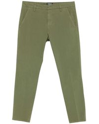 Dondup - Broeken ,Groen ,Katoen Groene Katoenen Chino Shorts - Lyst