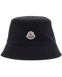 Moncler - Gesteppter eimerhut mit logopatch - Lyst