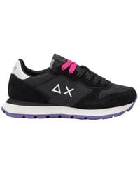 Sun 68 - Solid Ally Sneakers Van Stof En Suède - Lyst