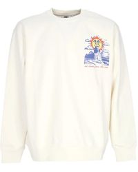Obey - Lichte Crewneck Sweatshirt We Come From The Sun - Lyst