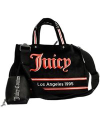 Juicy Couture - Borsa a spalla nera con logo - Lyst