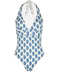 Mc2 Saint Barth - Blumiger badeanzug marylin marn001 - Lyst