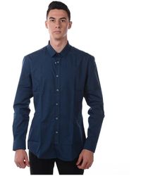 Daniele Alessandrini - Casual baumwollhemd mit elasthanmischung - Lyst