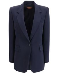 Max Mara - Getailleerde Triacetaat Blazer - Lyst