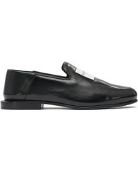 Givenchy - Schoenen ,Zwart ,Leer Zwarte Loafer Schoenen Voor Vrouwen - Lyst