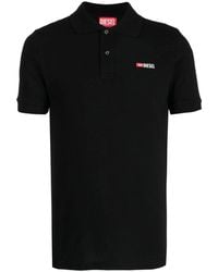 DIESEL - Schwarze t-shirts und polos - Lyst
