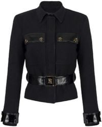 Elisabetta Franchi - Light Jackets - Lyst