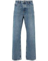 Samsøe & Samsøe - Blauwe Denim Whisker Jeans - Lyst