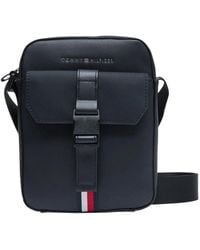 Tommy Hilfiger - Herren Blaue Tasche Mit Reißverschlusstaschen - Lyst