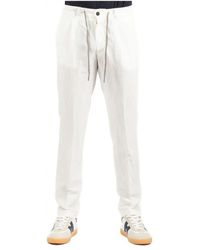 BERWICK  1707 - Slim-Fit Trousers - Lyst