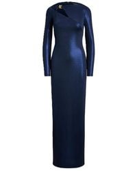 Ralph Lauren - Burlince-Long Sleeve-Gown-Str Matte Jersey-R - Lyst