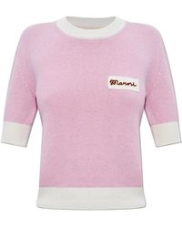 Marni - Round-Neck Knitwear - Lyst