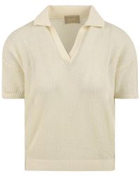 Drumohr - Weißes Polo-Shirt Lässiger Stil - Lyst