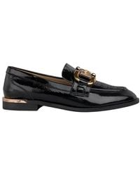 Alma En Pena. - Metallic Stijgbeugel Mocassin - Lyst