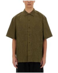 YMC - Overhemden ,Bruin ,Katoen Short Sleeve Shirt - Lyst