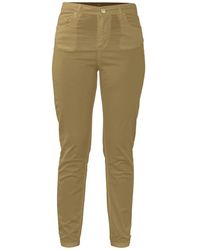 Kocca - Broeken ,Bruin ,Katoen Slim Fit Broek - Lyst