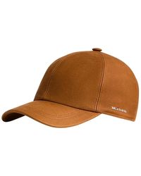 Kiton - Leder Baseball Cap - Lyst