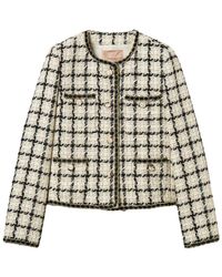 Twinset - Jassen ,Veelkleurig ,Tweed Tweed Jas - Lyst