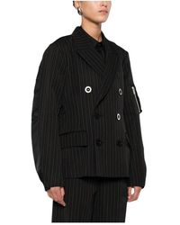 Sacai - Half Blazer Half Bomber Jas - Lyst
