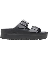 Birkenstock - Schoenen ,Zwart ,Leer Arizona Platform Exquisite - Lyst