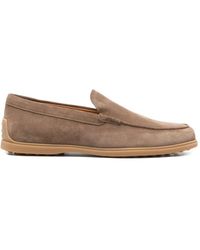 Tod's - Wildleder Mokassin-Slipper - Lyst