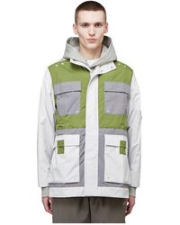 A_COLD_WALL* - Jassen ,Veelkleurig ,Polyester Technische Jas Met Contrastpanelen - Lyst