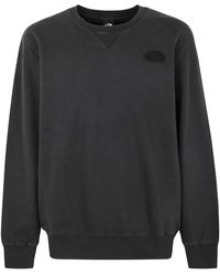 The North Face - Fitness ,Zwart ,Relaxed Crewneck Voor Mannen - Lyst
