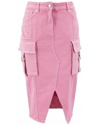 Blumarine Skirt 2g045a - Rosa