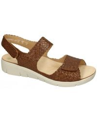 SOLIDUS - Honey Woven Sandal - Lyst