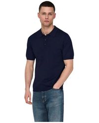 Only & Sons - Polo casual uomo - Lyst