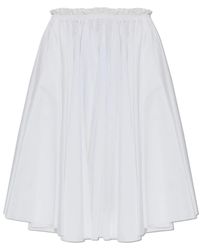 Ami Paris - Rokken ,Wit ,Katoen Corolla Skirt - Lyst