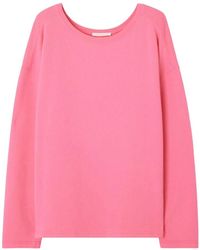 American Vintage - Rosa hapylife pullover,ecru pullover kollektion,sweatshirts - Lyst