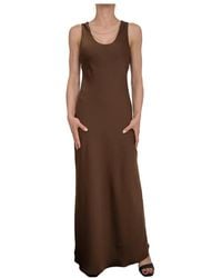 Kocca - Kleedjes ,Bruin ,Polyester Bruine Jurk - Lyst