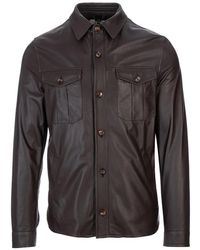KIRED - Jassen ,Bruin ,Leer Erik Jacket - Lyst