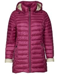 Danwear - Jassen ,Roze ,Gewatteerde Lichtgewicht Donsjas Roze/Zand - Lyst
