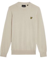 Lyle & Scott - Mid Knits Cotton Merino Crew Neck Jumper - Lyst