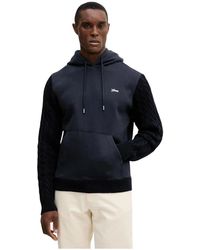 Guess - Hoodie Met Logo - Lyst