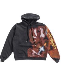 Ambush - Schwarzer hoodie mit rotem grafikdruck - Lyst