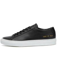 Common Projects - Schoenen ,Zwart ,Leer Original Achilles Low Sneakers - Lyst