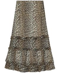 Ganni - Midi Skirts - Lyst