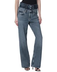 Agolde - Jeans ,Blauw ,Katoen Elson Jean - Lyst