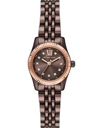Michael Kors - Mk4844 Lexington Damenuhr Mit Braunem Zifferblatt - Lyst