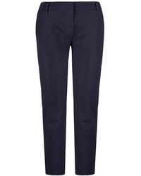 Bomboogie - Broeken ,Blauw ,Katoen Chino Broeken - Lyst