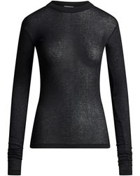 BITE STUDIOS - Schwarzes baumwoll-crew-neck t-shirt - Lyst