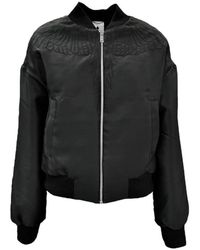 Marcelo Burlon - Jassen ,Zwart ,Bomber Jassen - Lyst